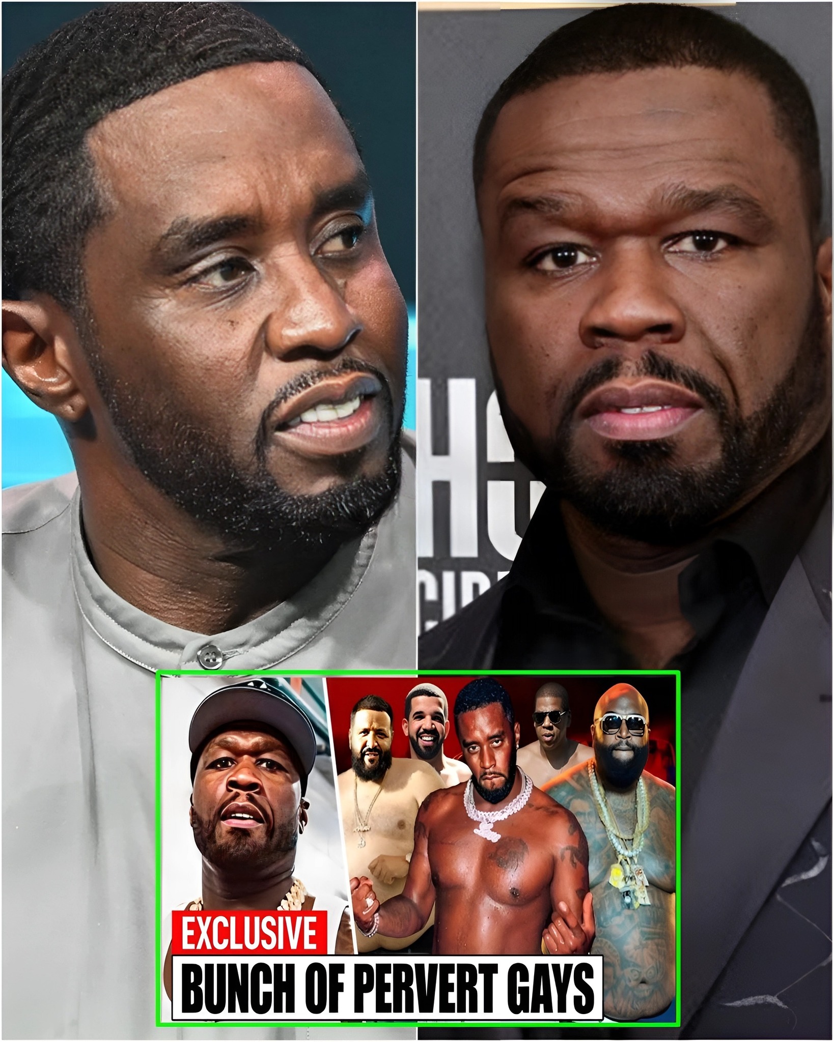 50 Cent EXPOSES All the Rappers Diddy slept with – He has videos?