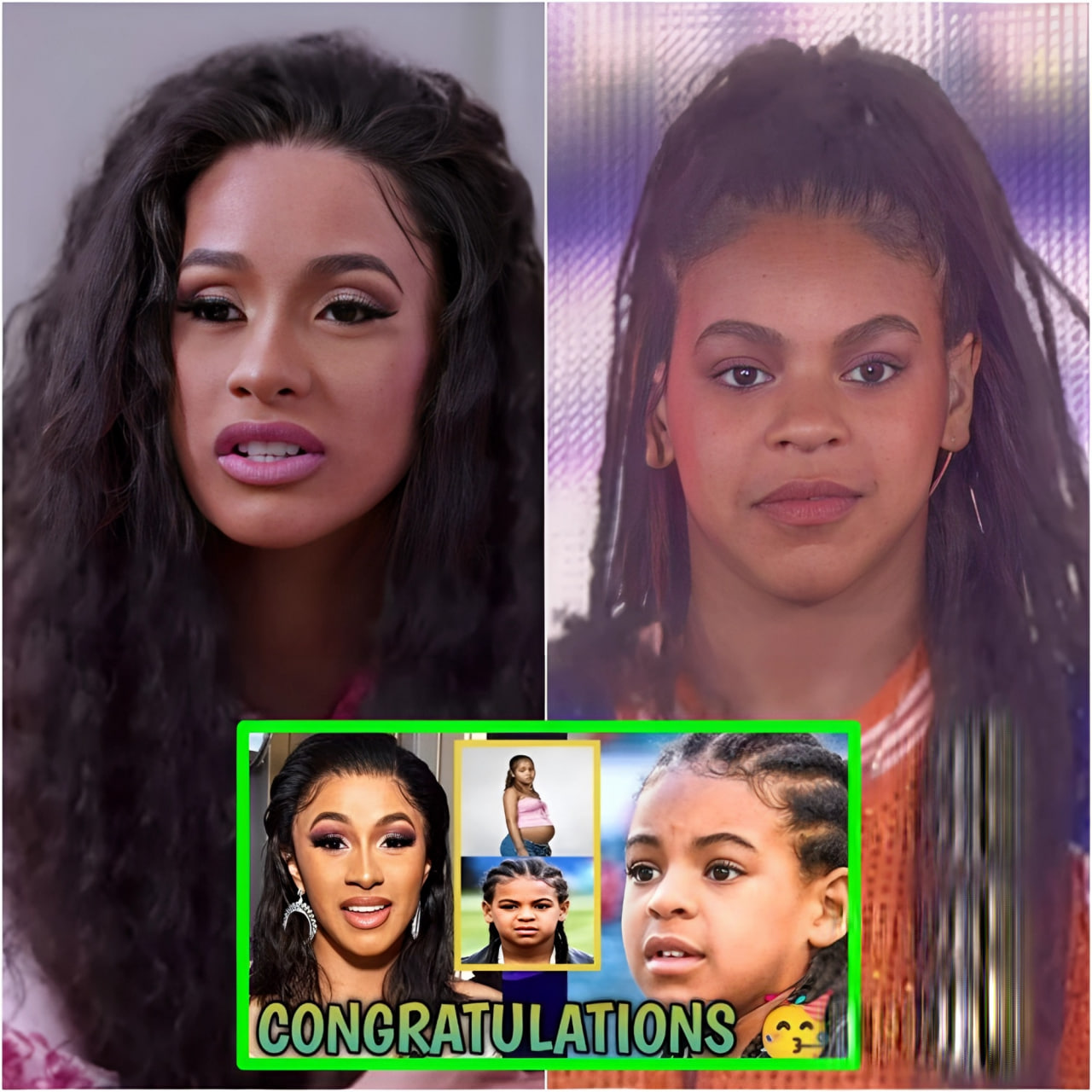 “Blue Ivy is pregnant” Cardi b Exposed truth about the pregnancy on live TV show says CONGRATS (VIDEO)…