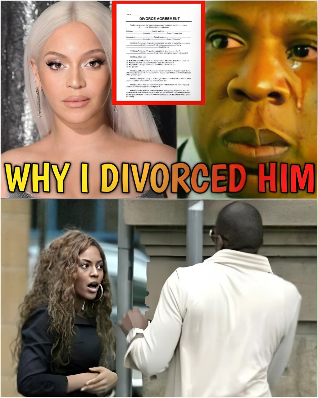 BEYONCE REVEALED THE REAL REASON WHY SHE DEMANDED FOR A DIVORCE WITH JAYZ. WHAT IS THAT?