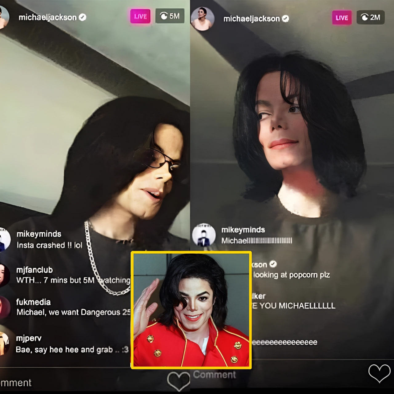 OMG! Adjustment time shock: Michael Jackson live Instagram really!!!