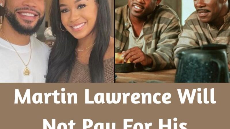 Martin Lawrence Will Not Pay For His Daughter’s Wedding !