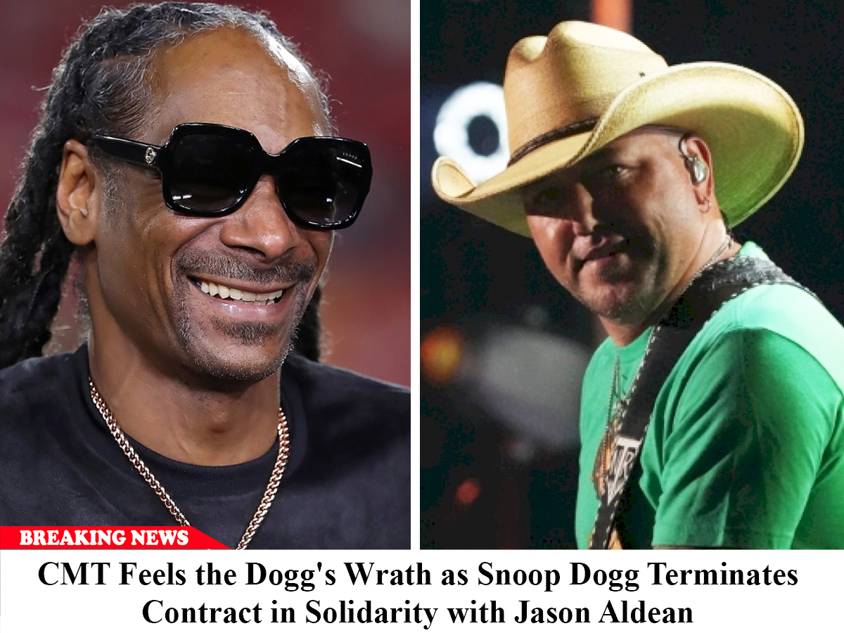 Breaking: CMT Feels the Dogg’s Wrath as Snoop Dogg Terminates Contract in Solidarity with Jason Aldean