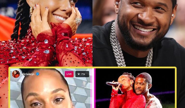 (VIDEO) Alicia Keys Finally BREAKS SILENCE On Usher Touching Her In Super Bowl Halftime Performance