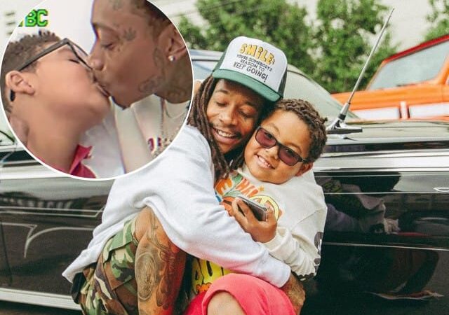 RAPPER WIZ KHALIFA GOES VIRAL AFTER KISSING 7 YR OLD SON ON LIPS!!