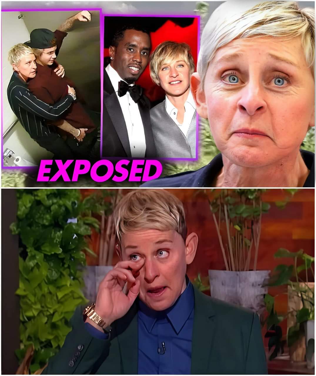 Ellen DeGeneres PANICS Over NEW Footage Of Her At Diddy’s FREAK O0Fs