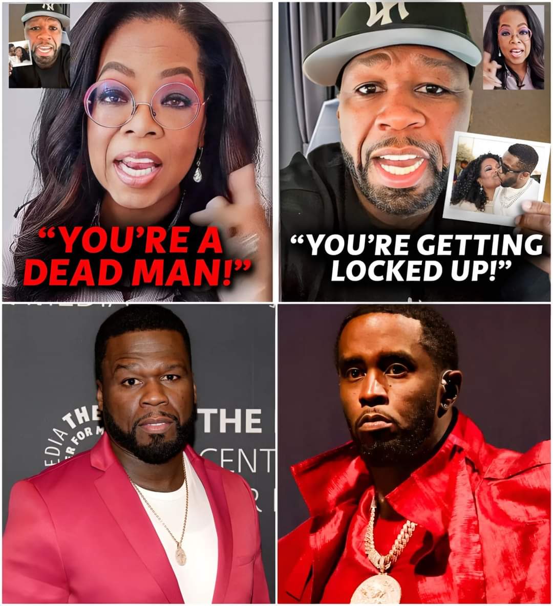 Oprah THREATENS 50 Cent For LINKING Her To Diddy A3use..