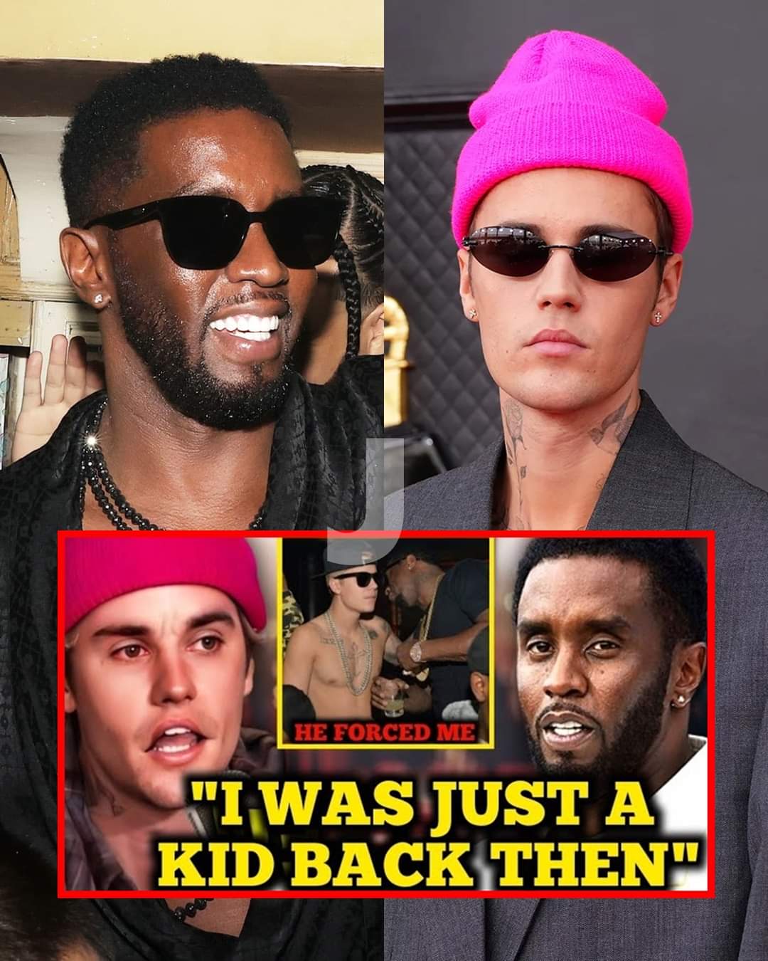 I WAS JUST A KID BACK THEN! Justin Bieber In Tears & Reveals Painful History In The Hands Of P Diddy