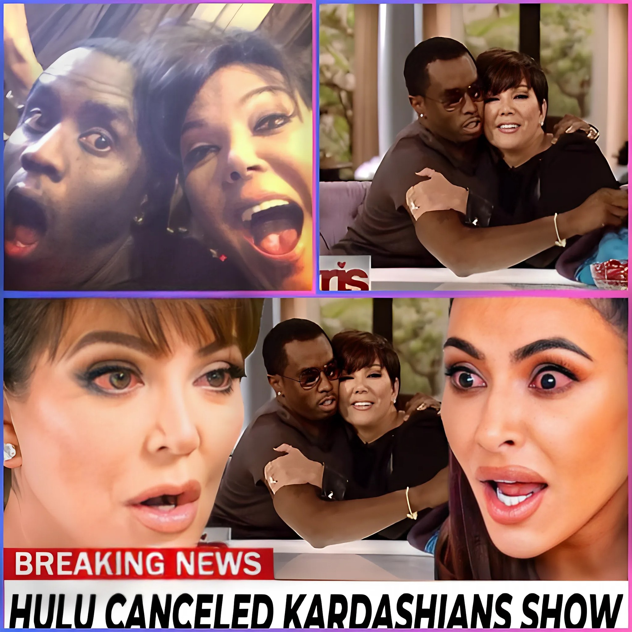 Kris Jenner GONE MAD After Hulu CANCELED Kardashians For their Connection With Diddy.