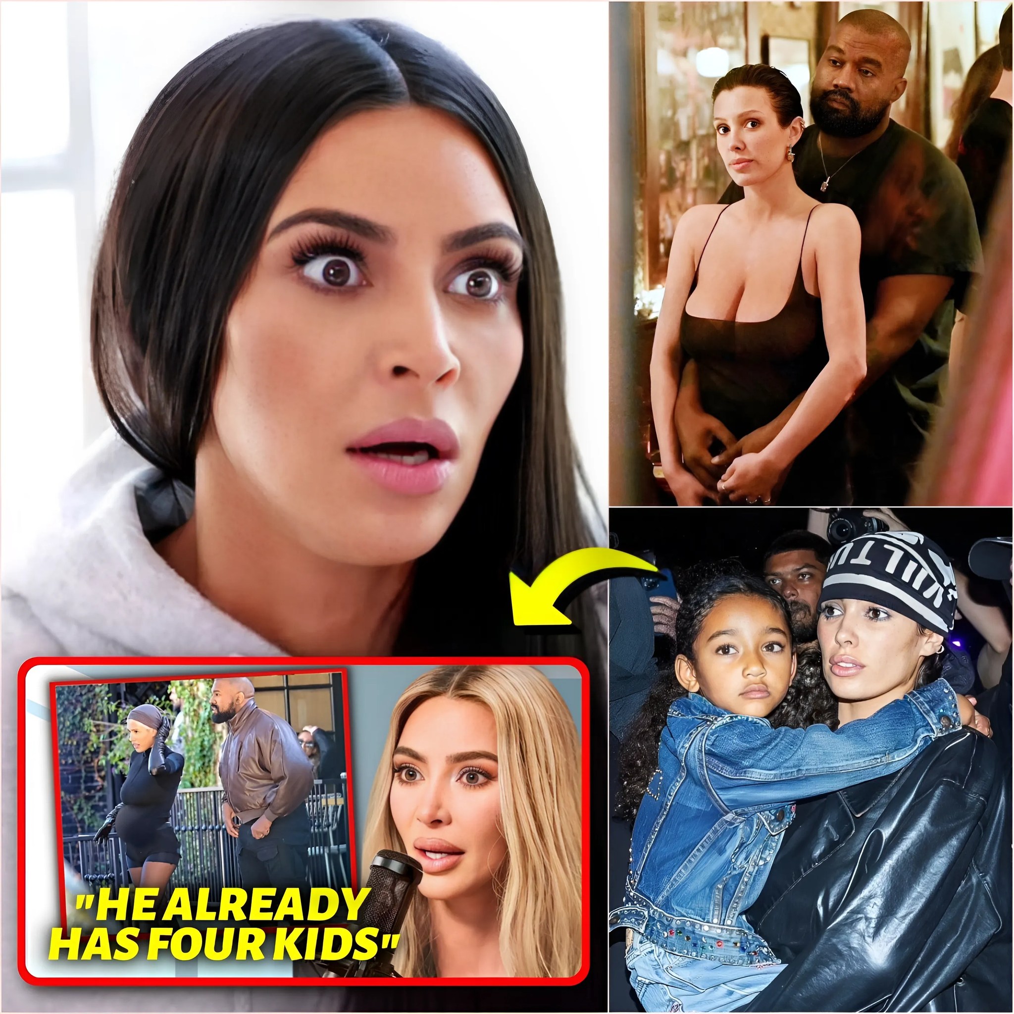 Kim K Breaks Down Over Bianca Getting Pregnant With Kanye | A Sh3cking Revelation