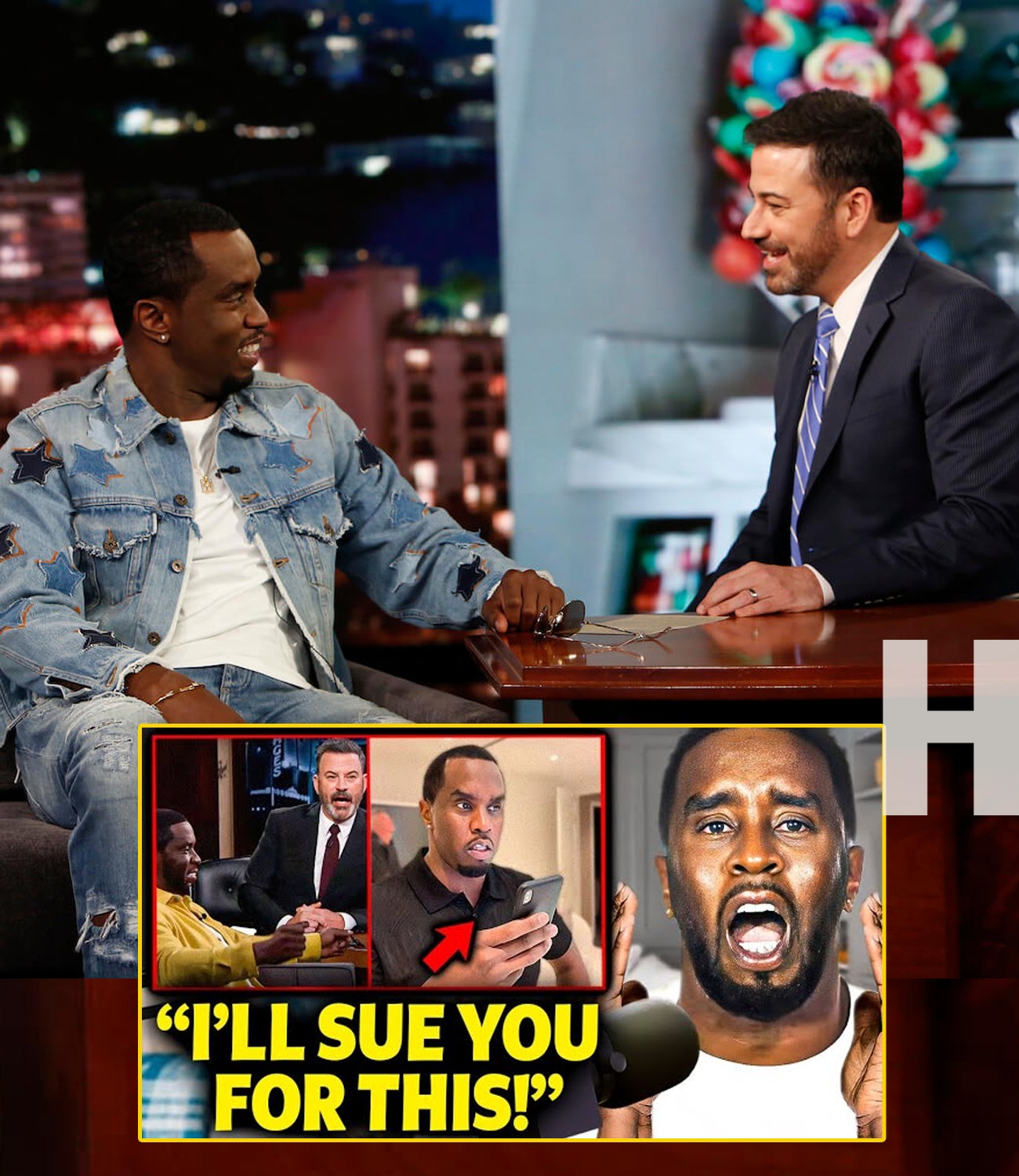 Diddy PANICS as Jimmy Kimmel Exposes His Abuses LIVE on TV