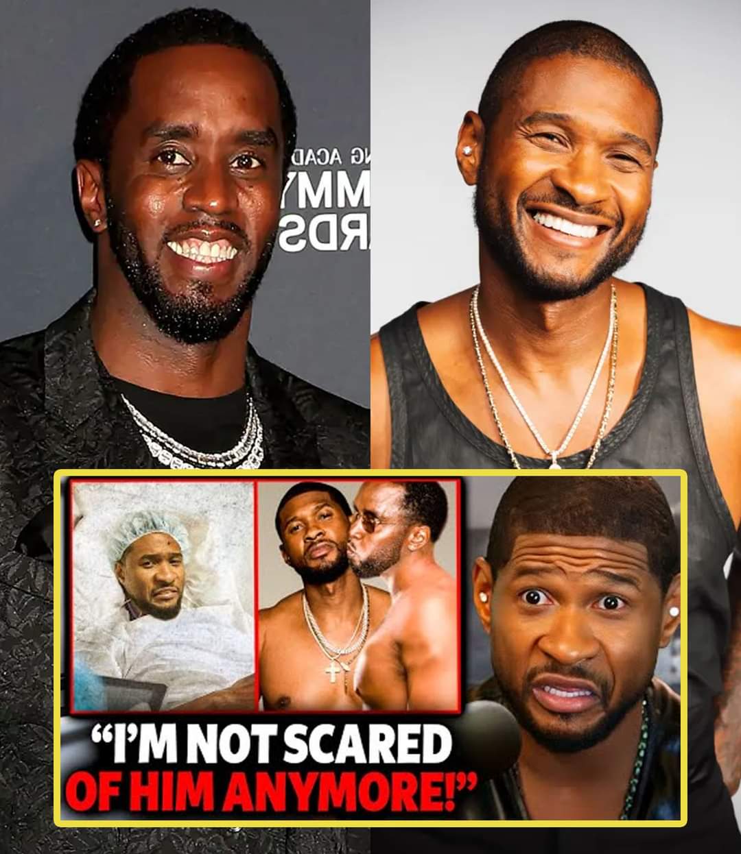 (VIDEO) Usher Reveals How Diddy HOSPITALIZED Him For Leaking Gay Secret