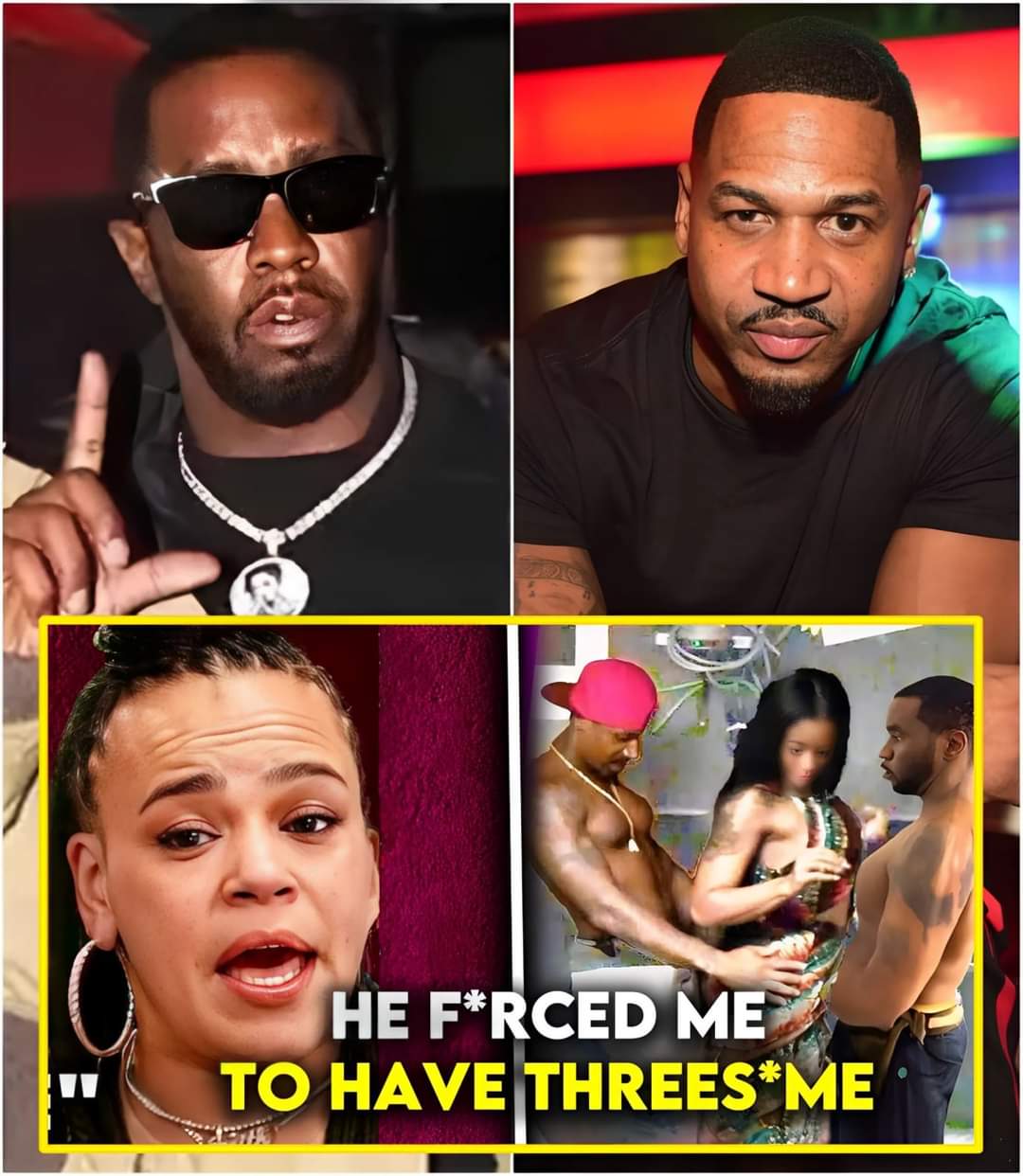 Faith Evans Shakes Hollywood with Leaked Footage of Diddy & Stevie J’s Covert Meetings!
