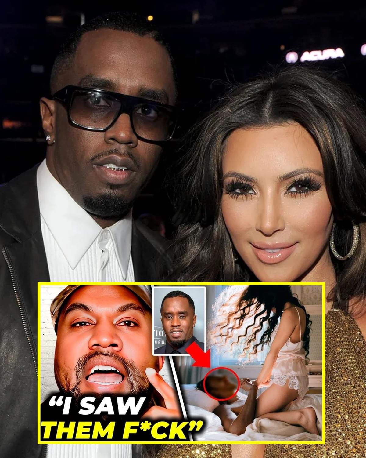 Kanye West REVEALS That Kim Kardashian ACTED As Diddy’s ELITE Freak-Off Worker!