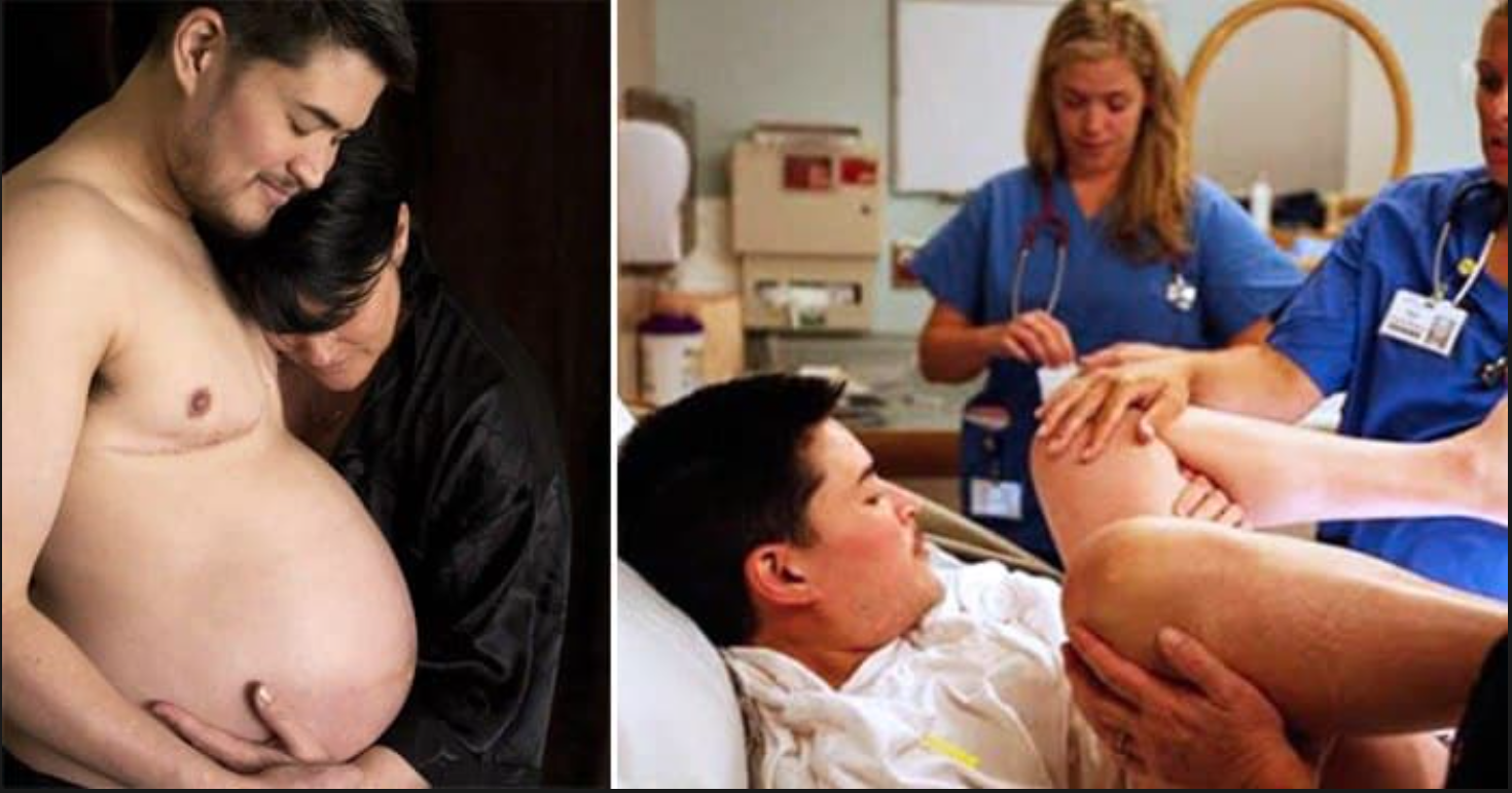 World’s First Pregnant Man Regains Shape After 3rd Child Birth