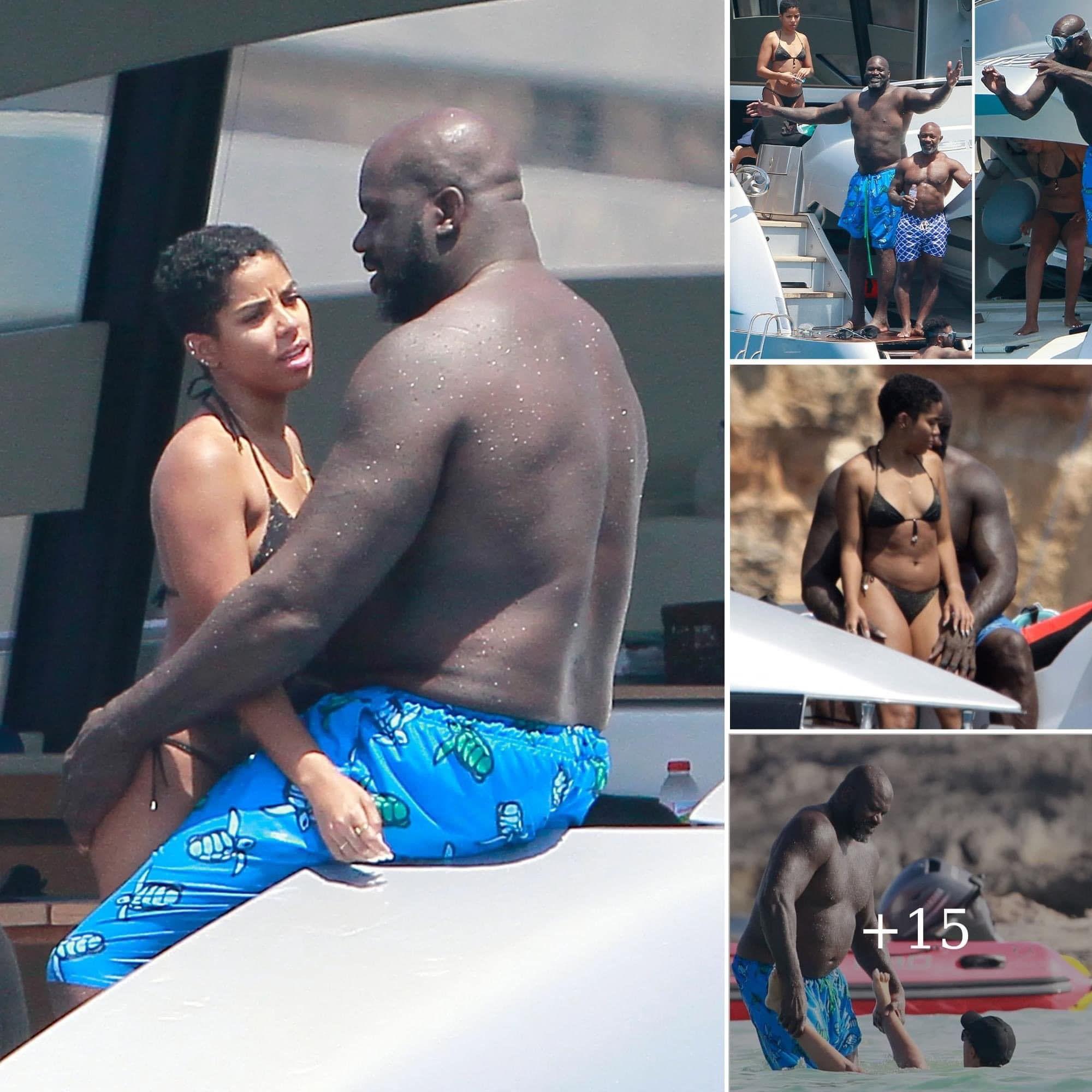 NBA legend Shaquille O’Neal, 52, was spotted traveling with his 21-year-old girlfriend in Spain. Is this to big of an