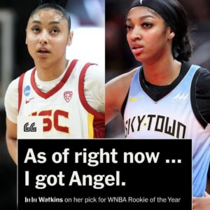 BREAKING: The next rookie of the year JuJu Watkins said “She got Angel Reese beating Caitlin Clark for rookie of the year”. Looks like it’s gonna be Close.