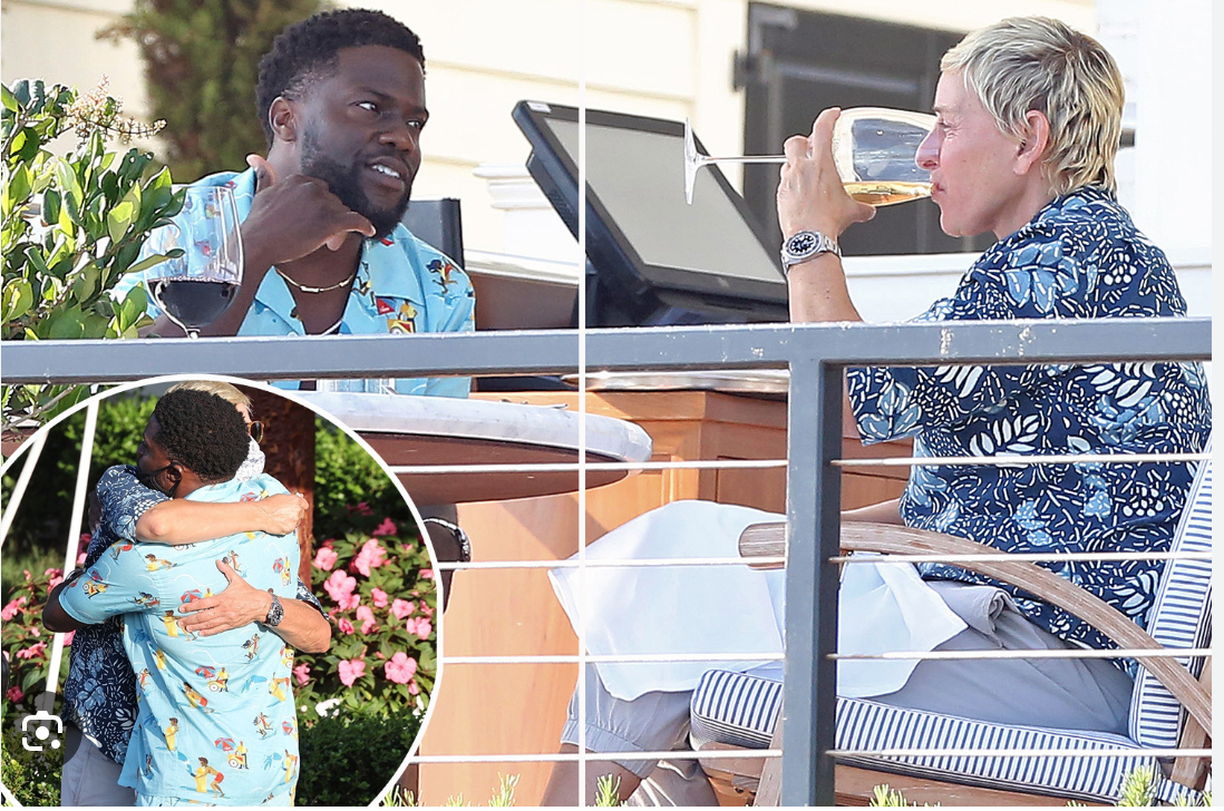 Ellen DeGeneres Spends Time with Kevin Hart After Actor Defended Her amid Talk Show Scandal