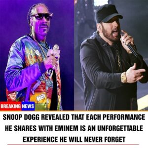 Snoop Dogg revealed that each performance he shares with Eminem is an unforgettable experience he will never forget