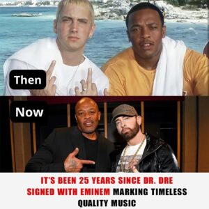 It’s been 25 years since Dr. Dre signed with Eminem marking timeless quality music