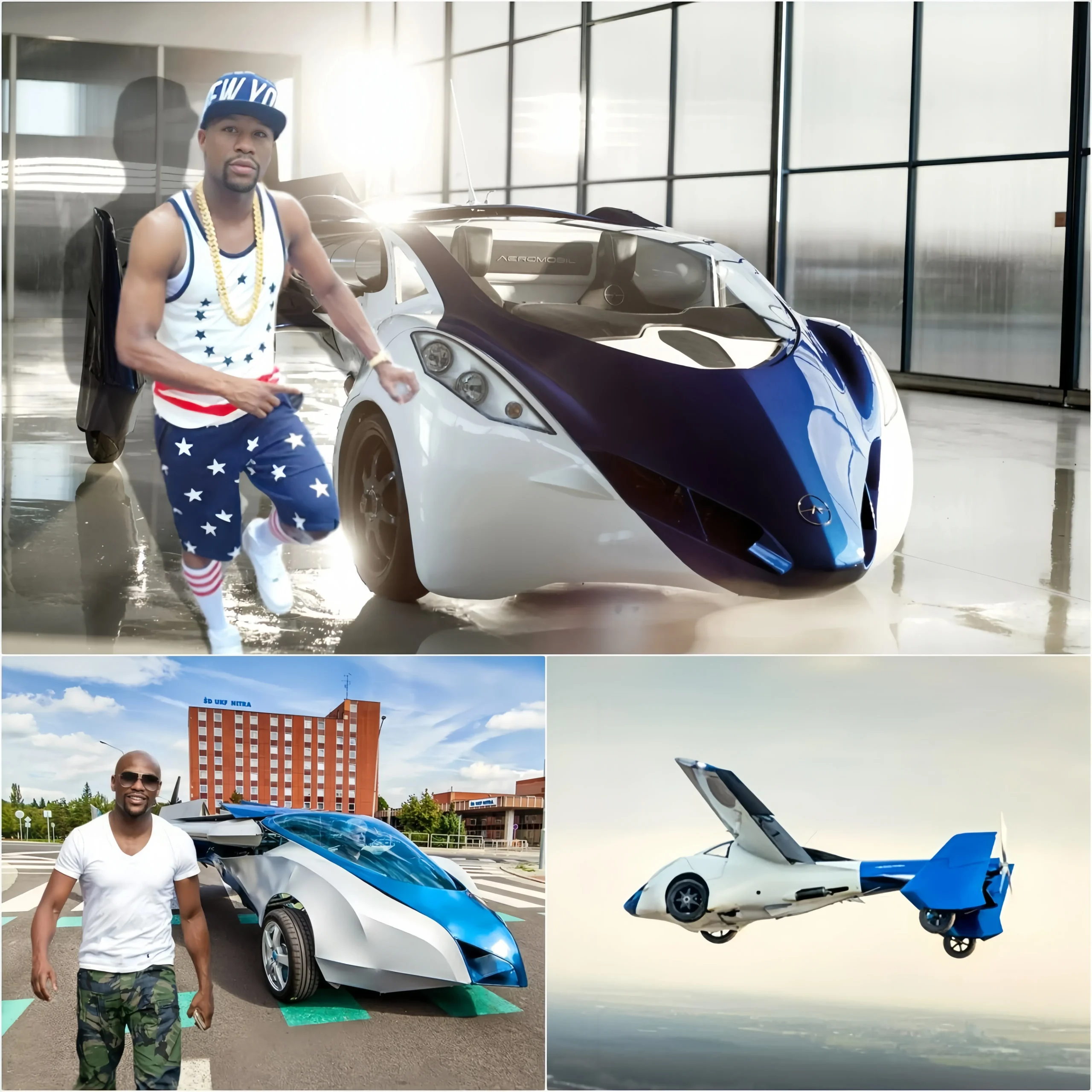 Supercar Player Mayweather Splurges to Be the First Person to Own and Experience a Super Sports Car That Can ‘Transform’ into the World’s Most Exclusive Aircraft