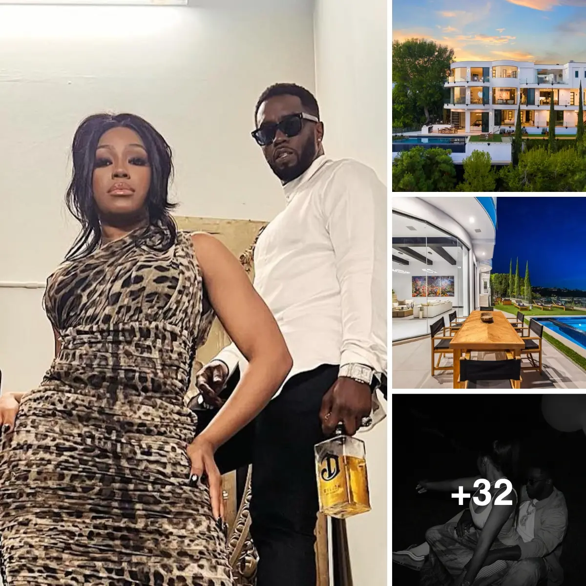 Take a look inside the $145 million estate where Diddy has shared memorable moments with several womеn