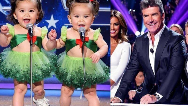 Simon Cowell started yelling like crazy! These little miracles sang a song that Simon could not speak…