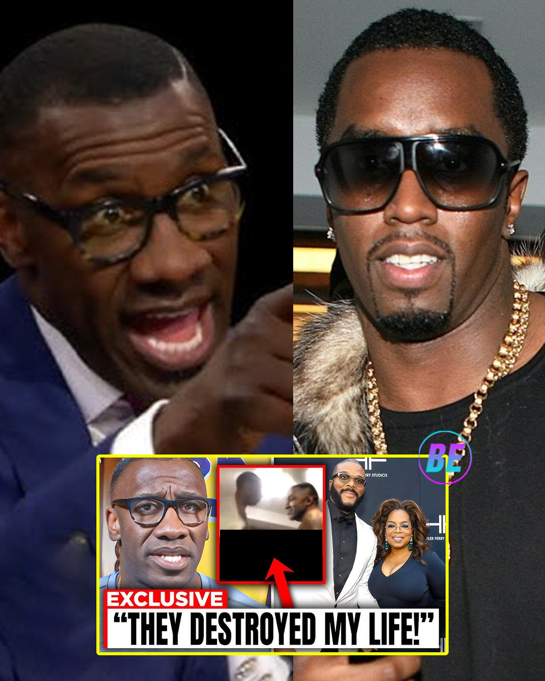 Shannon Sharpe Names Everyone He Recognises While Watching Diddy’s Unseen Tapes!!