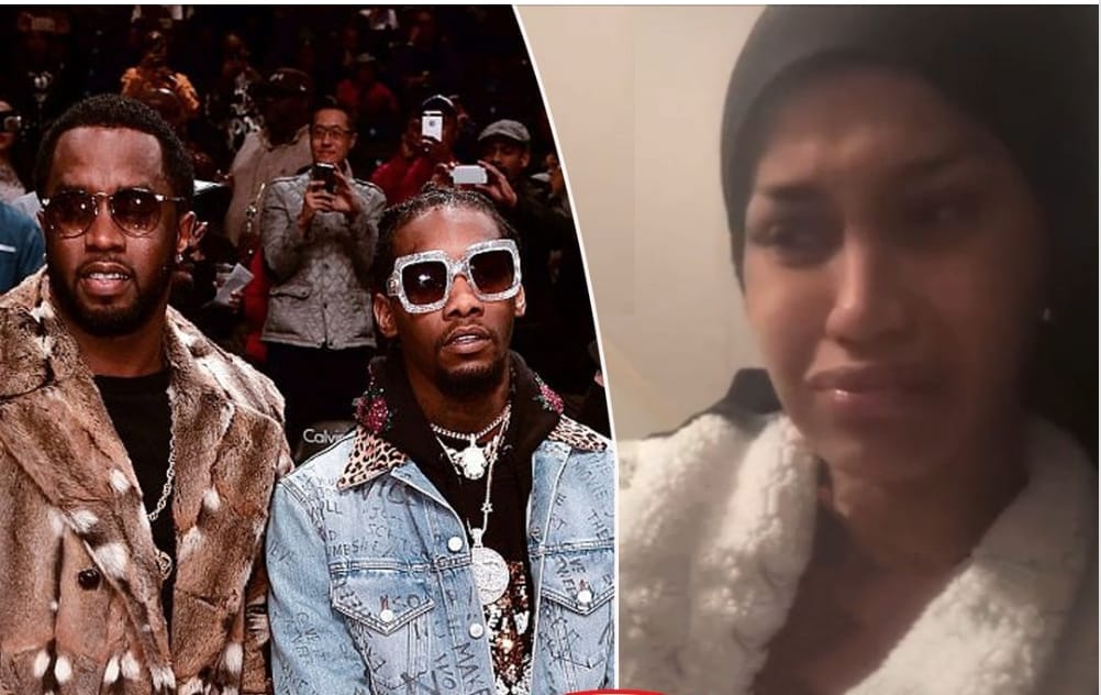 Cardi B Just Ruined Offset’s Life A Few Seconds Ago By Revealing A Sh0cкing Video Of Offset And Diddy, And She Burst Into Tears