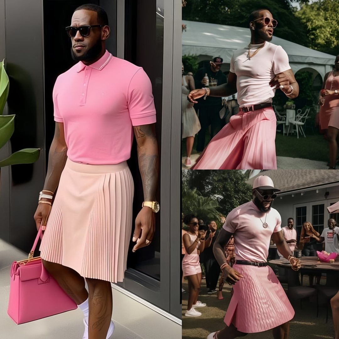 Lebron James Surprises Fans By Transforming Into A “Pink Doll” For A Heartwarming Cause