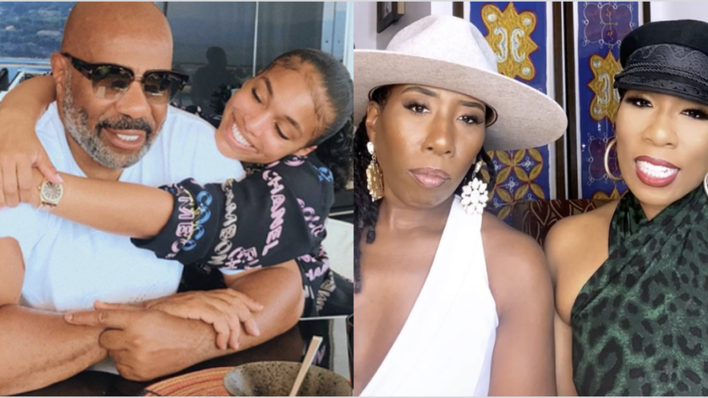 Steve Harvey Called Out For Spending More Time With Lori Harvey More Than His Biological Children