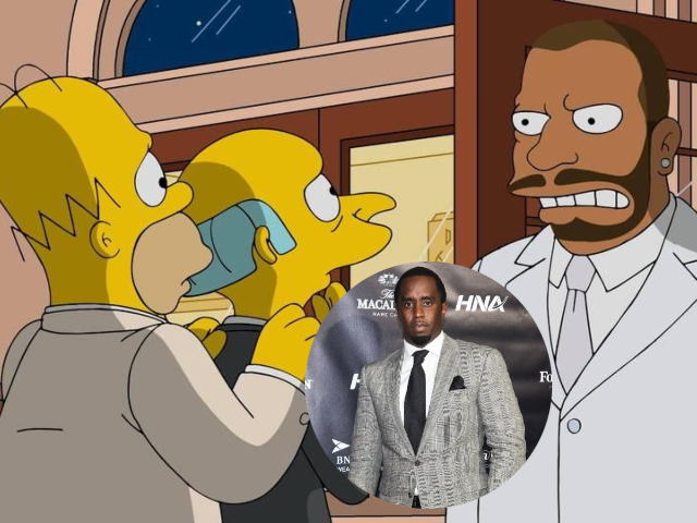 The Simpsons exp0ses Diddy and Beyoncé’s white party?