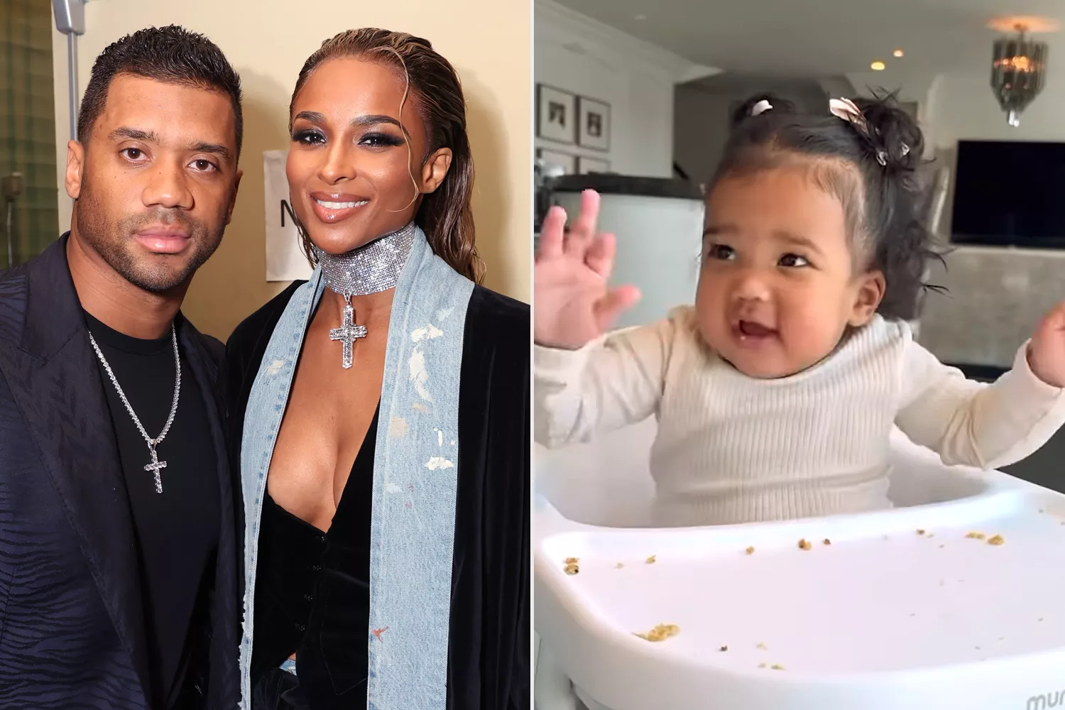 Ciara and Russell Wilson share heartwarming videos to celebrate their daughter Amora’s first birthday: ‘We Couldn’t Love You More!’..//