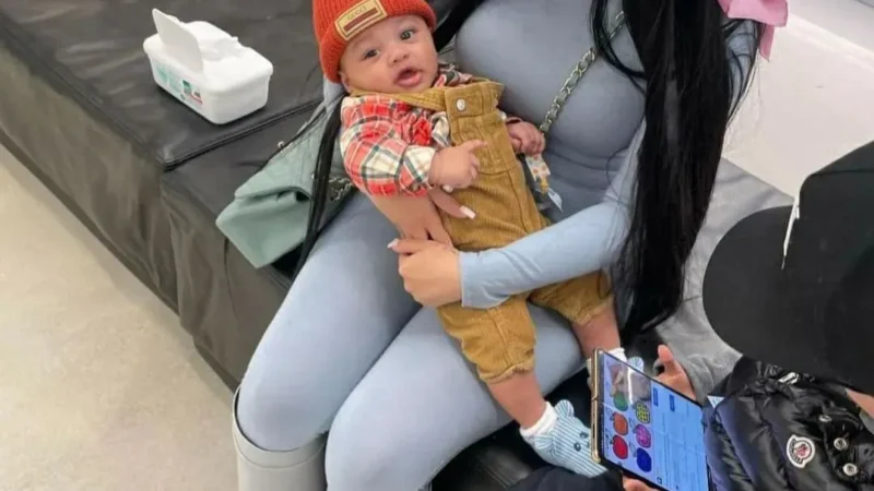 Cardi B Reveals Newborn Baby’s Face, Takes Baby Shopping Without Dad