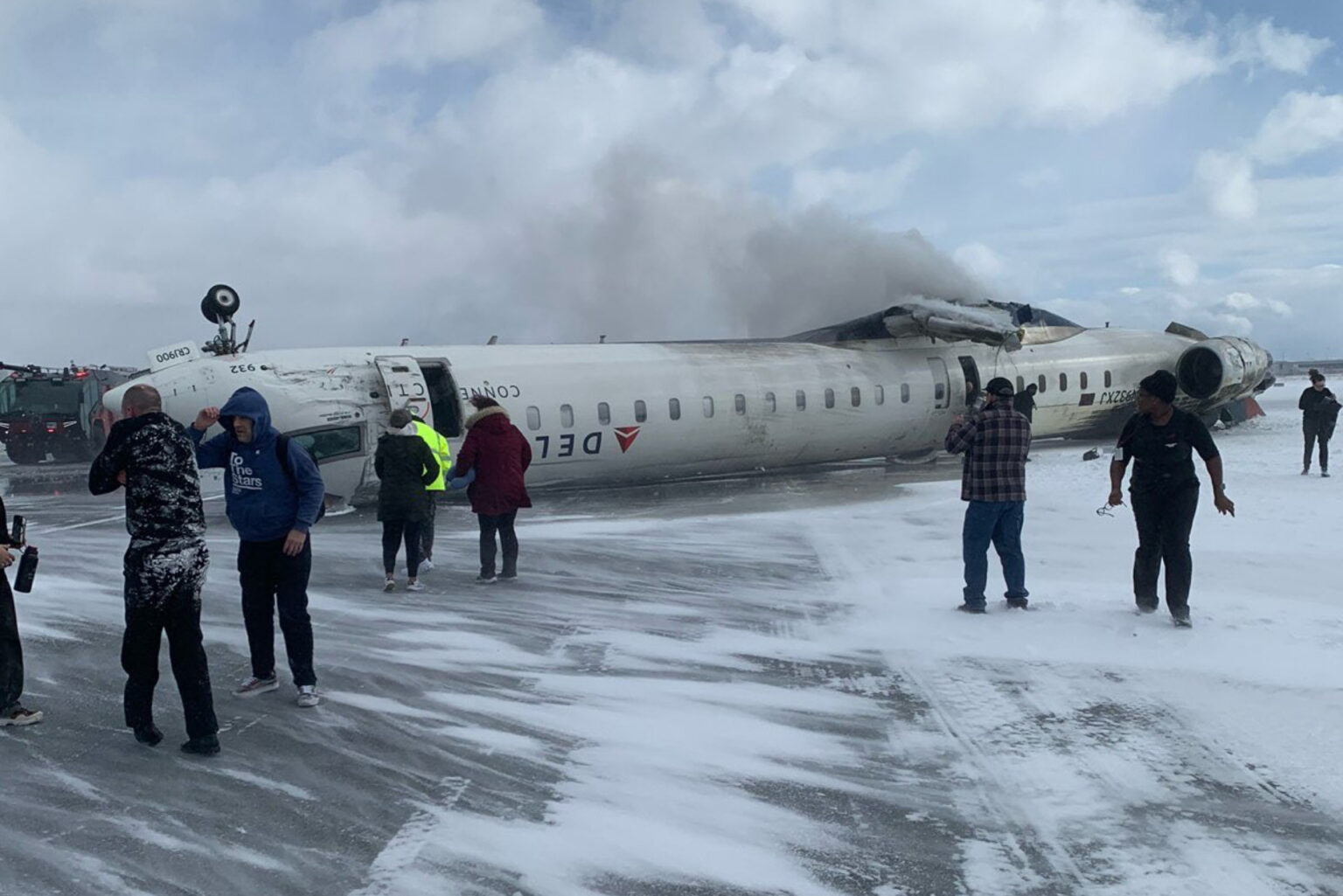 Delta Airlines Plane ‘Crashes And Flips’ At Toronto Pearson Airport