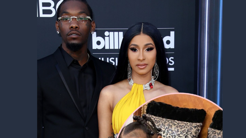 Offset is ever the doting dad as he twins with his three-year-old daughter Kulture Kiari in stylish snaps posted by proud mom Cardi B