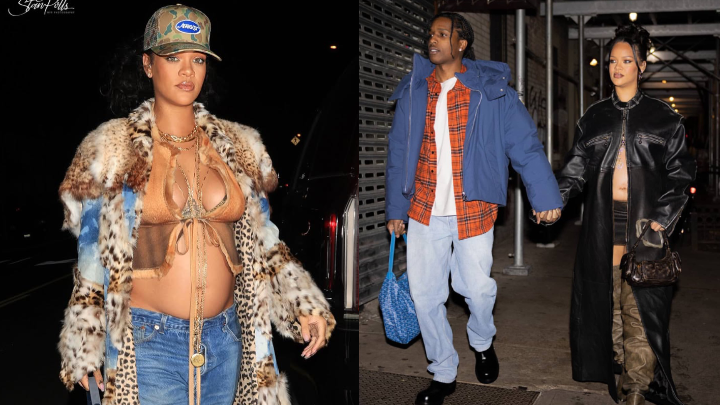 Rihanna Fuels Pregnancy Buzz While A$AP Rocky Wows With Helicopter Stunt At Rolling Loud