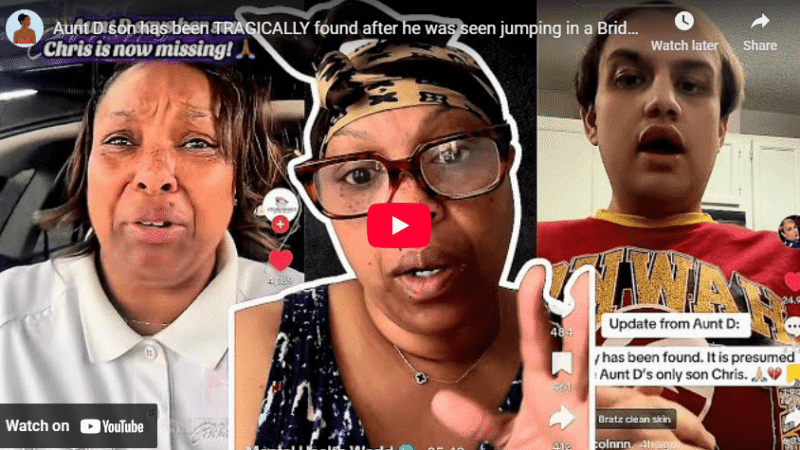 Aunt D son has been TRAGICALLY found dead after he was seen jumping in a Bridge