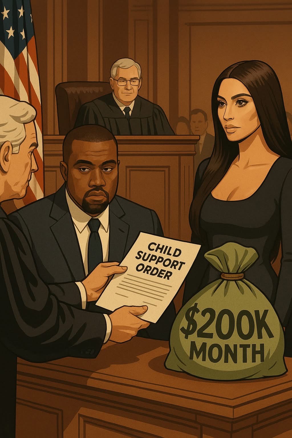 When Love Fades but Legacy Remains: Kanye West’s $200K-a-Month Reality