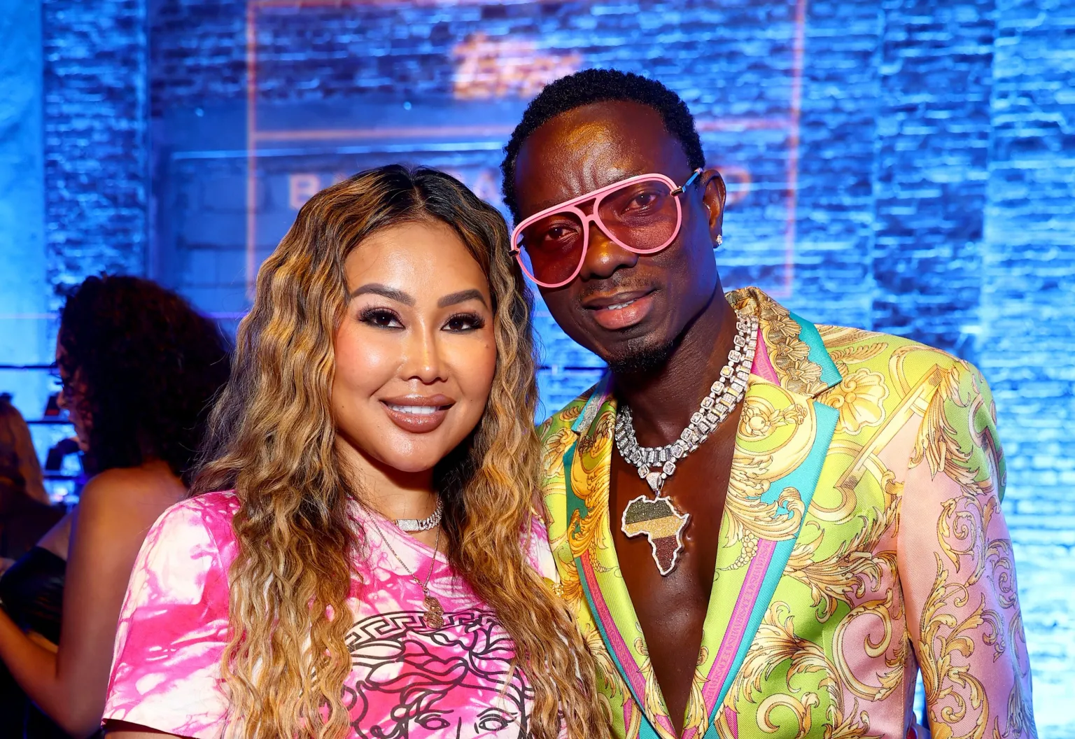 Congrats! Michael Blackson & His Fiancée Rada Darling Welcome Their First Child Together (VIDEO)