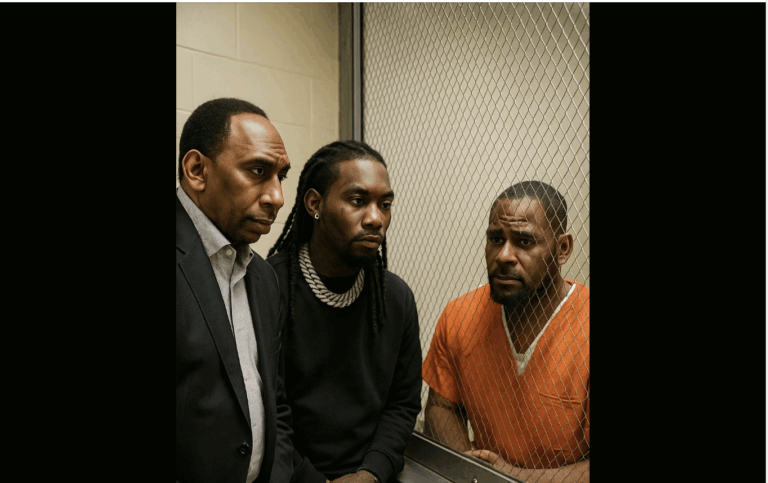 Stephen A. Smith and Offset Shock Fans After Visiting R. Kelly in Prison — Emotional Meeting Filled with Regret, Forgiveness, and a Powerful Message About Redemption!