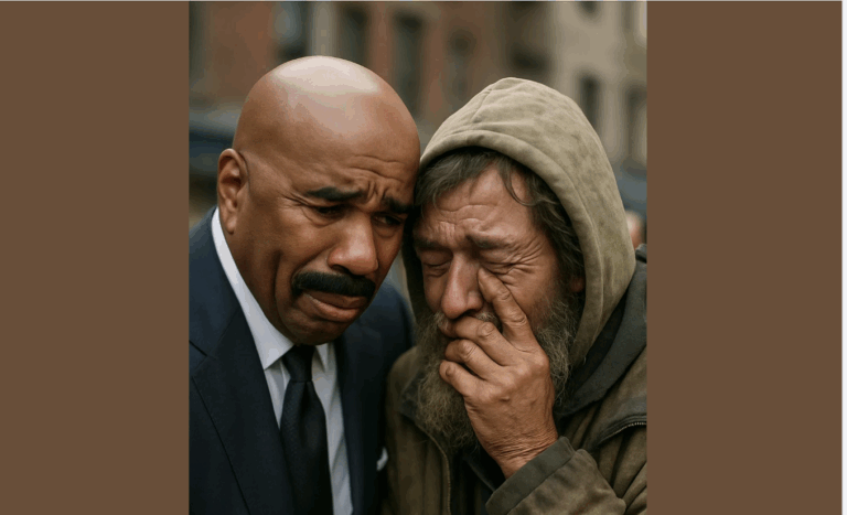 Steve Harvey Breaks Down in Tears at Homeless Shelter — Emotional Visit Turns Into a Powerful Moment of Love, Faith, and Humanity That Touched Every Heart!