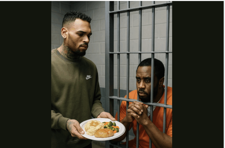 Chris Brown Visits Diddy in Jail with a Surprise Meal — Fans Shocked as Singer Brings Comfort and Support to His Friend Behind Bars in a Heartwarming Gesture!