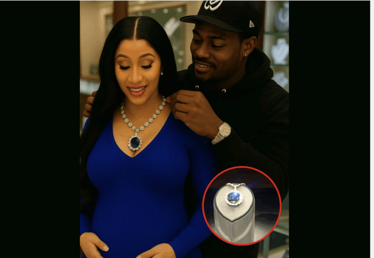 Stefon Diggs Surprises Cardi B with a $Blue Diamond Jewelry Set — Romantic Gift for Her Pregnancy Celebration Melts Fans’ Hearts and Proves Their Love Keeps Shining Bright!