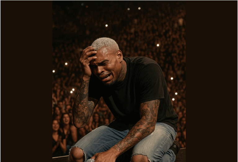 Chris Brown Breaks Down on Stage in Front of Thousands — Emotional Moment Shows That Even Fame and Fortune Can’t Heal a Heart Still Searching for Peace!
