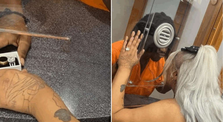 🚨 VIRAL LOVE SHOCK: Woman Proposes To Boyfriend Behind Bars 😳💍 Fans Divided As Video Explodes Online — Loyalty Or Bad Decision? Debate Erupts Over Bold Prison Proposal! 💔