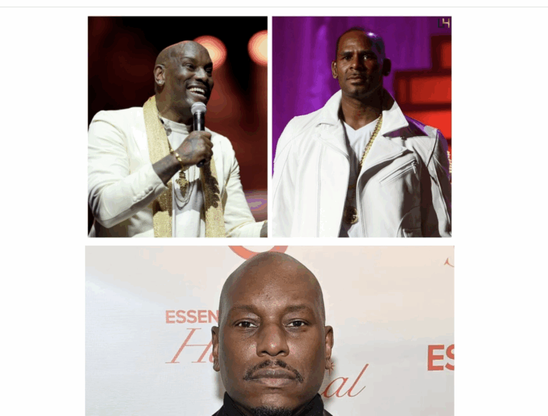 Tyrese Sparks Nationwide Debate After Calling R. Kelly the “King of R&B” During Chicago Performance