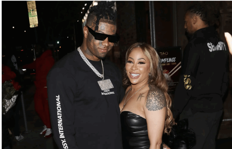 Stickin’ Beside Her! Blueface Addresses Age Gap With Hazel-E After Karlissa Saffold Harvey Calls Her “Sugar Mama” (VIDEOS)