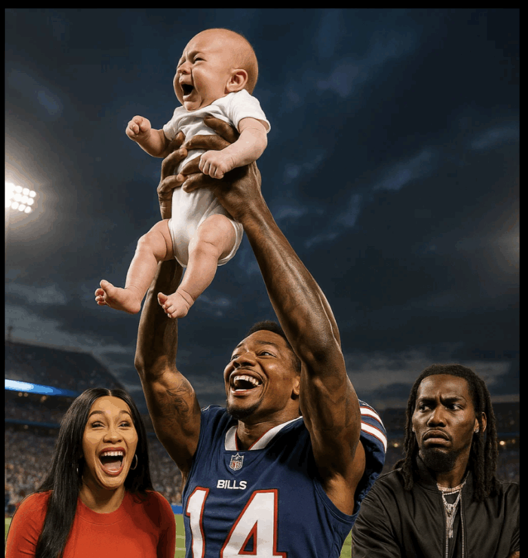 “Stefon Diggs Claims the Baby Like a Trophy — Offset’s Face Says EVERYTHING!”