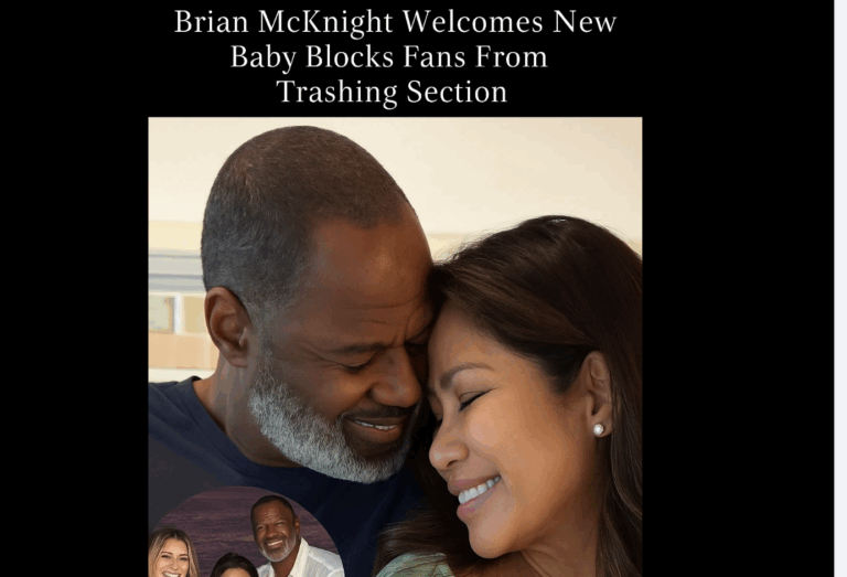 Brian McKnight Welcomes New Baby as Fans React Strongly to His Latest Family Announcement