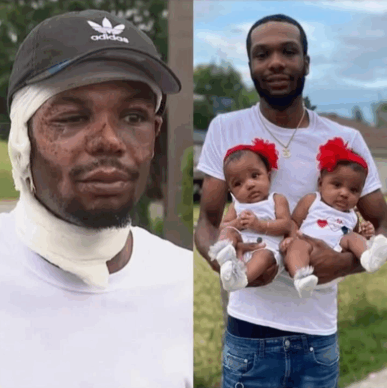 Hero Dad Risks Everything to Save Twin Daughters from Fiery Death!